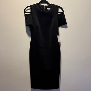 Calvin Klein Collection Elegant Black Mini Dress